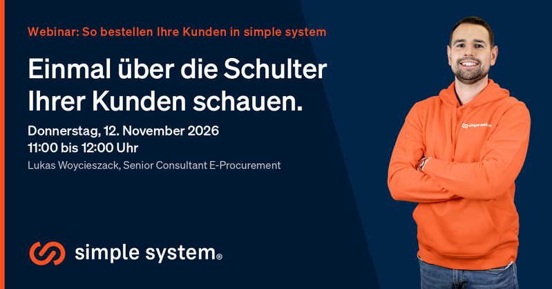 So bestellen Ihre Kunden in simple system
