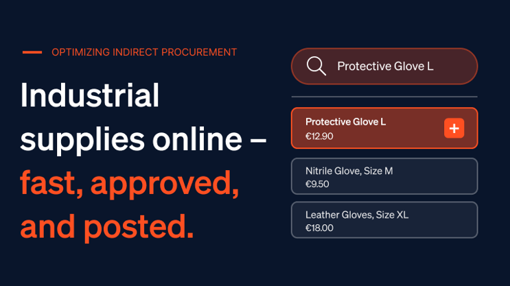 Industrial supplies online –&nbsp;fast, approved and posted.