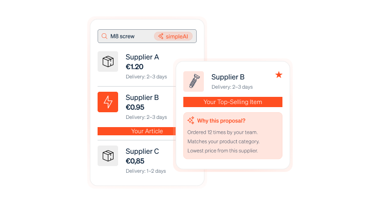 simpleAI Search module in the simple system platform