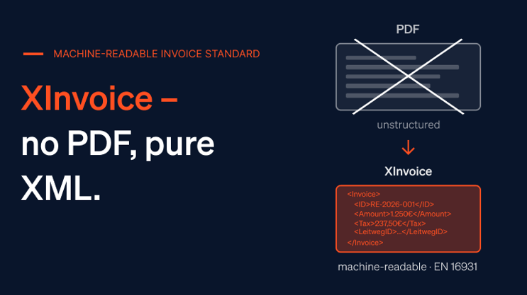 Cover image for XInvoice – not a PDF, pure XML
