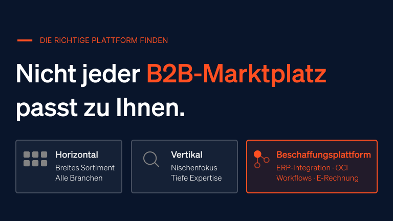 Titelbild für Analytics von B2B Marktplätzen