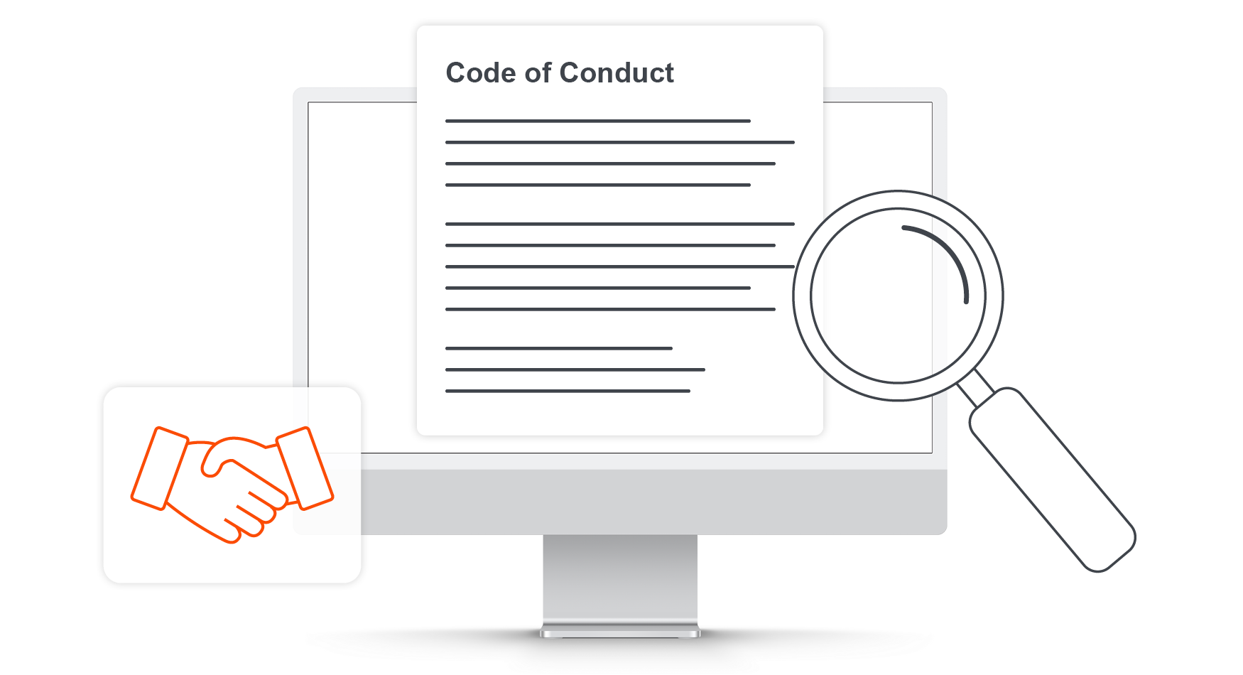 Der Code of Conduct - Ethik- und Verhaltenskodex - ist die Grundlage, um Interessenkonflikte, Korruption und unethisches Verhalten zu vermeiden
